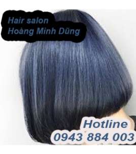 Nhuộm tóc màu xanh đen không tẩy | Salon nhuộm tóc uy tín Sài Gòn