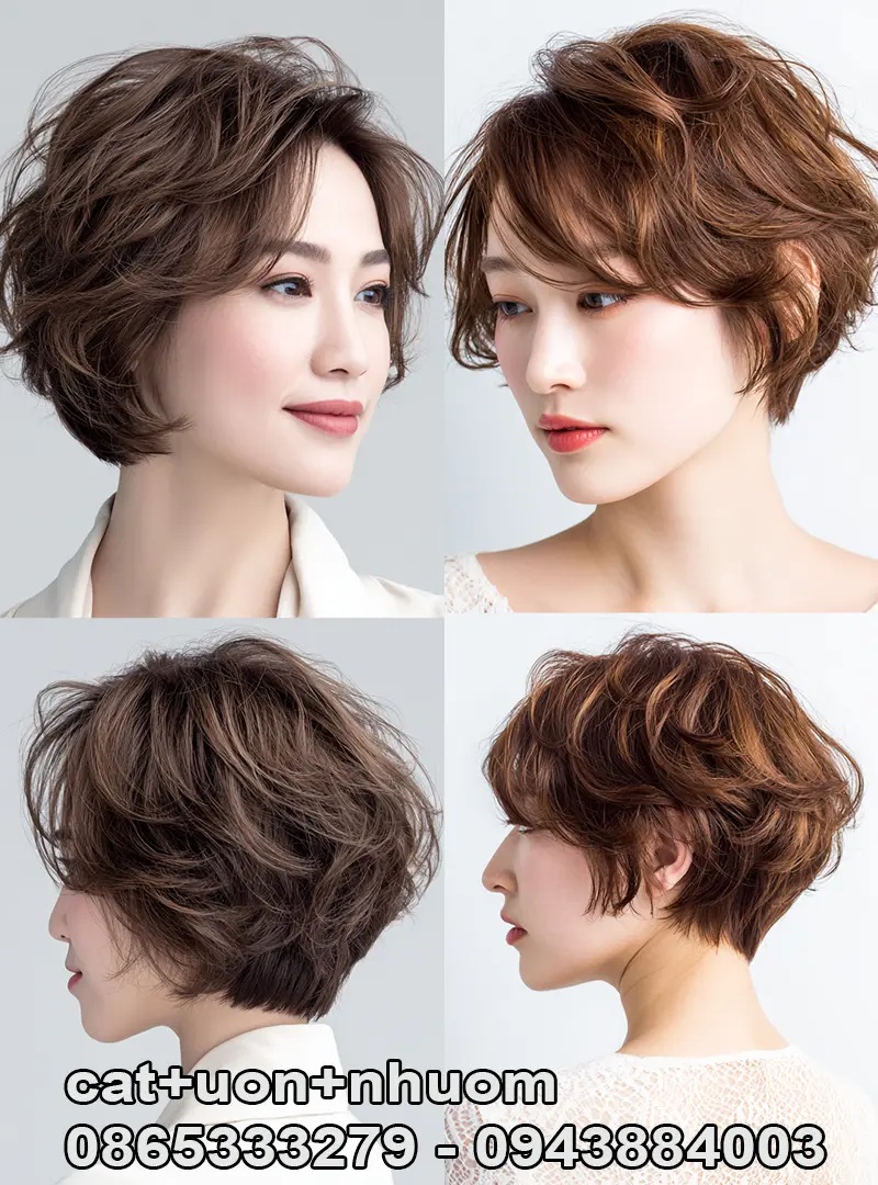 Kiue63 tóc ngắn đẹp tựa mơ hồ trưa hè.