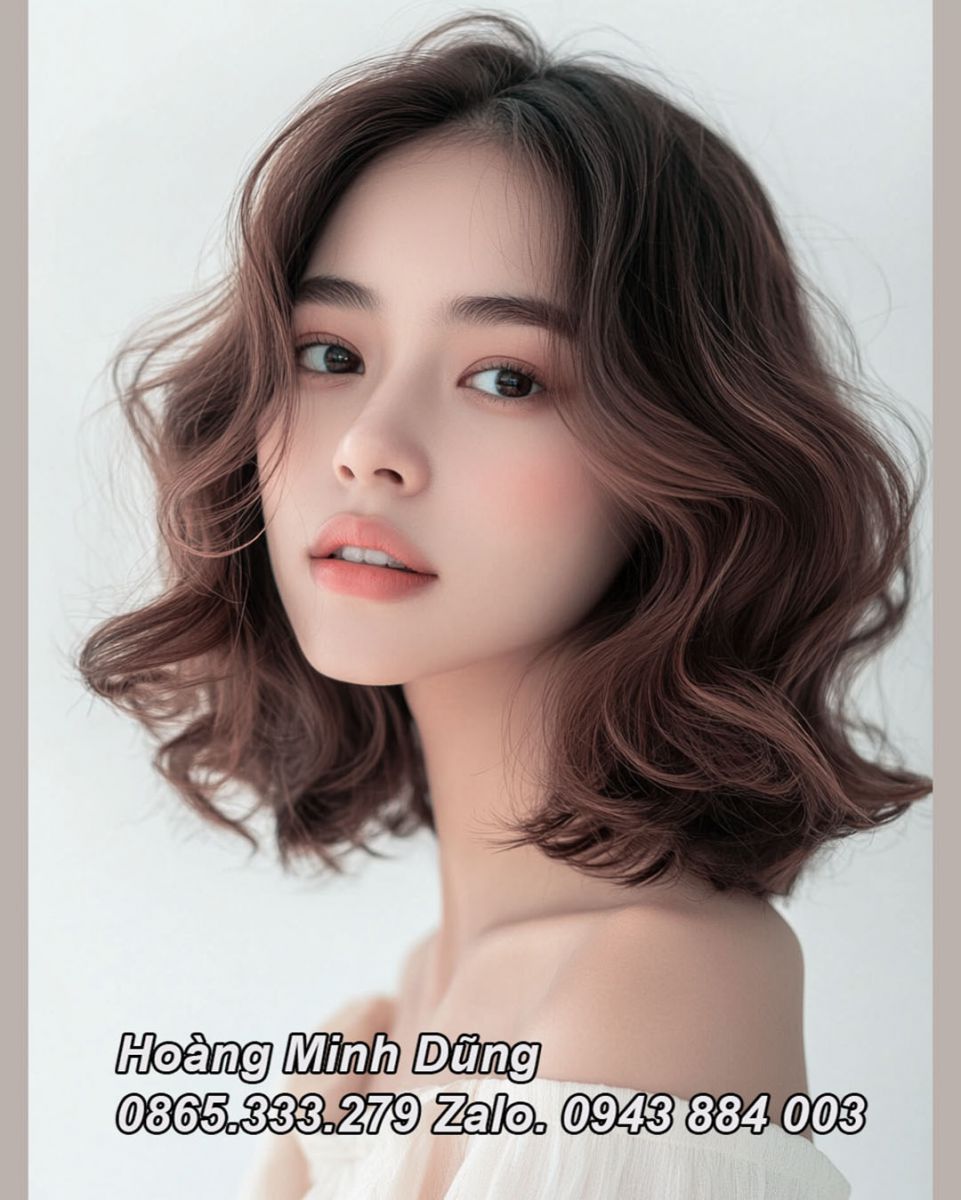 Tóc Uốn Dợn Sóng trend 2025 Gò Vấp