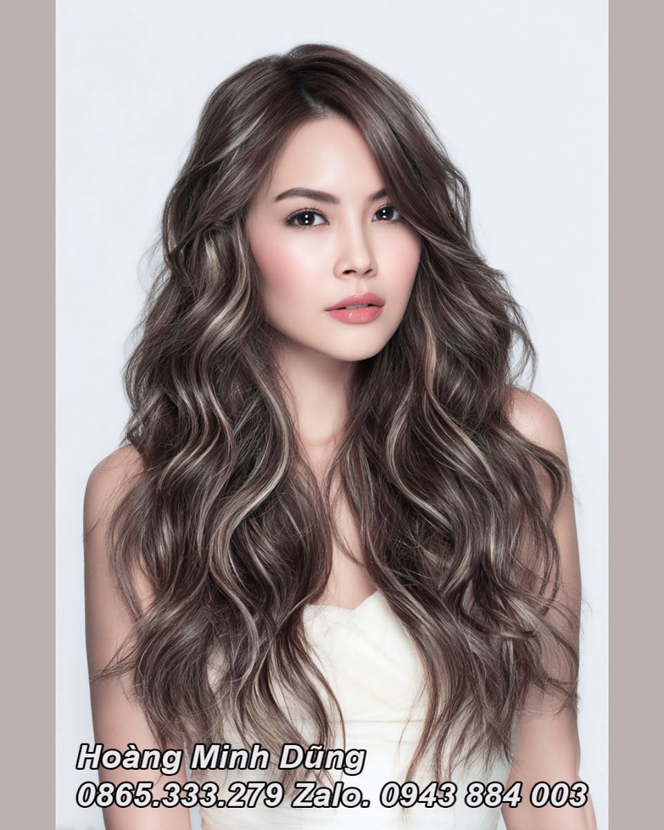 Tóc uốn layer thời trang tại salon Gò Vấp