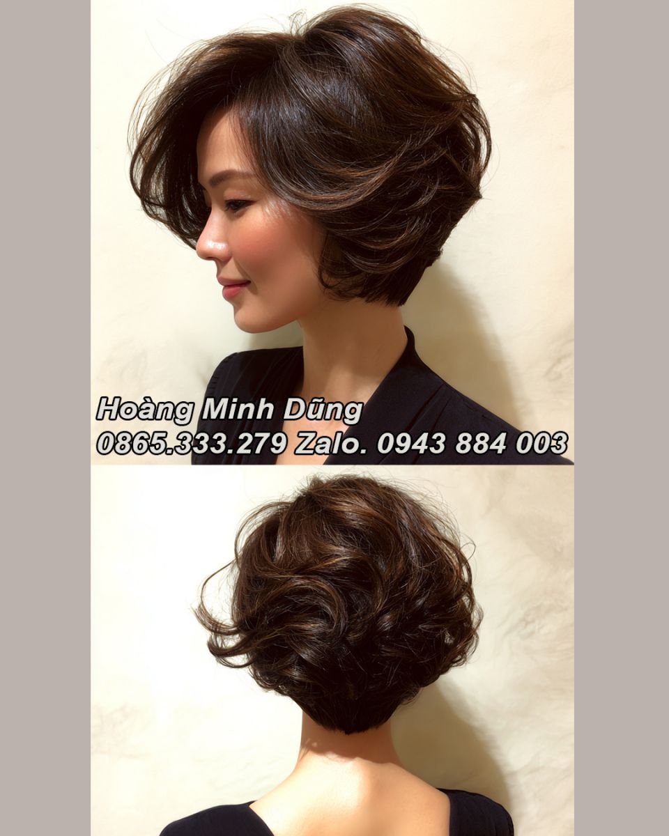 : Uốn tóc cho khuôn mặt dài cân đối tại Gò Vấp
